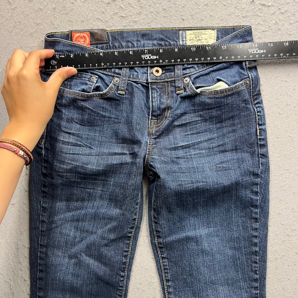 Vintage Gap 1969 Boot Cut Jeans Womens 2A Dark Wash Stretch Denim 2007 - Picture 4 of 10